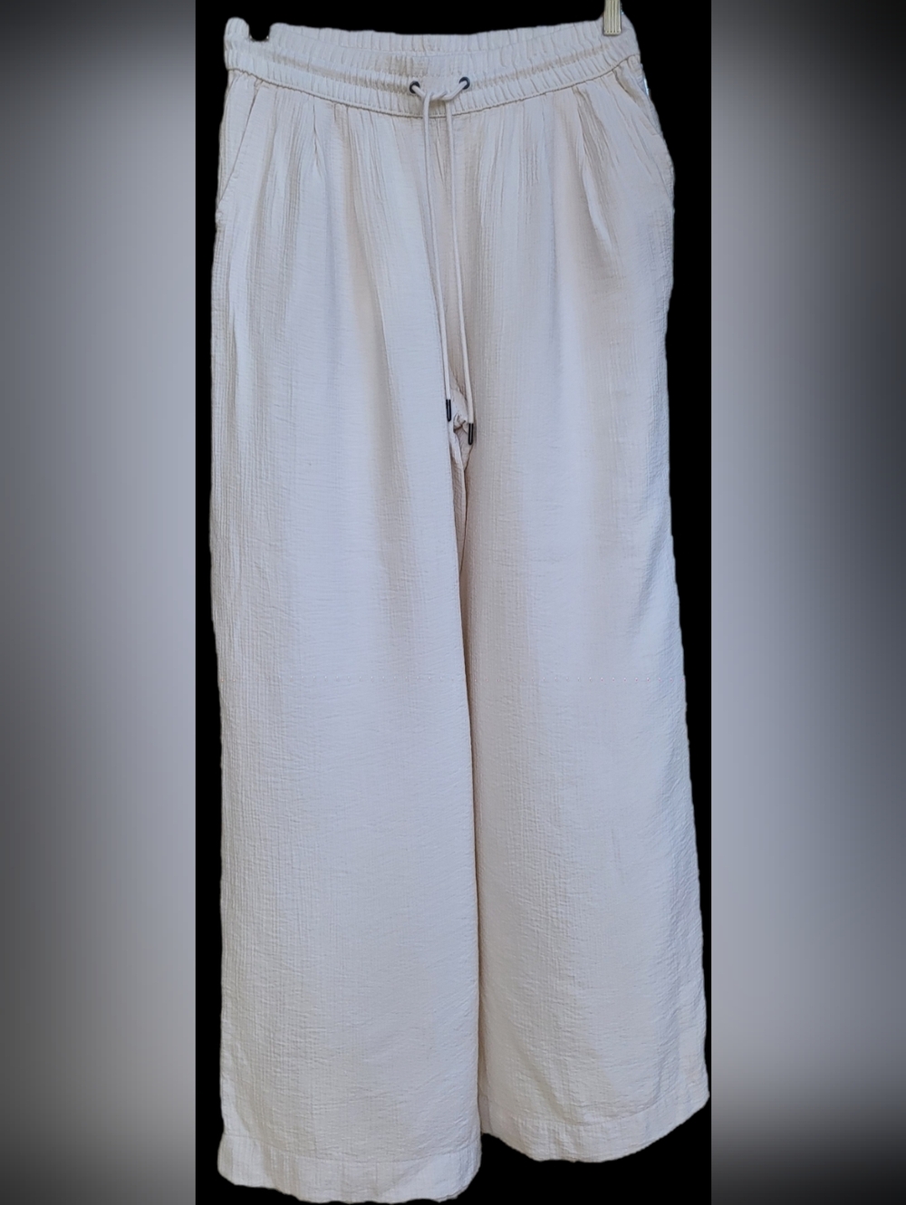 a new day Cream Wide-Leg Drawstring Pant